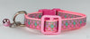 Mermaid Scales cat or small dog collar 1/2"wide adjustable handmade bell or leash - Petcollarshandmades