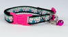 Puppies cat & small dog collar 1/2" wide adjustable handmade bell Or leashes - Petcollarshandmades