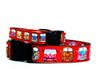 VW Bus dog collar handmade  adjustable buckle collar 1" or 5/8" wide or leash Petcollarshandmade