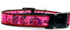 Cheshire Cat dog collar handmade adjustable buckle collar 1"wide or leash fabric - Petcollarshandmades