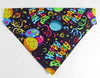 Birthday Dog Bandana, Over the Collar dog bandana, Dog collar bandana, puppy - Petcollarshandmades