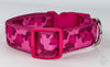 Pink Camo dog collar handmade adjustable buckle 1" or 5/8" wide or leash hunting Petcollarshandmade