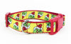 The Grinch dog collar handmade adjustable buckle collar 1"wide or leash Xmas Petcollarshandmade