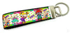 Rugrats Key Fob Wristlet Keychain 1"wide Zipper pull Camera strap handmade - Petcollarshandmades