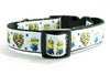 Minions dog collar handmade adjustable buckle collar 1" wide or leash $6 collar - Petcollarshandmades