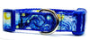 Van Gogh dog collar handmade adjustable buckle collar 1" wide or leash artist Petcollarshandmade