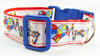 Autism Awareness dog collar handmade adjustable buckle collar 1 wide or leash - Petcollarshandmades