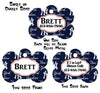 Pet ID Tag New York Yankees Personalized Custom Double Sided Pet Tag Football Petcollarshandmade