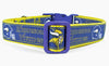 Vikings dog collar handmade adjustable buckle collar football 1" wide or leash - Petcollarshandmades
