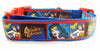 Wonder Woman dog collar handmade adjustable buckle 1" or 5/8" wide or leash Petcollarshandmade
