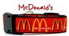 McDonald's dog collar handmade adjustable buckle 1"or 5/8" wide or leash Petcollarshandmade