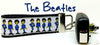 The Beatles Key Fob Wristlet Keychain 1 1/4"wide Zipper pull Camera strap - Petcollarshandmades