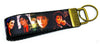 Michael Jackson Key Fob Wristlet Keychain 1"wide Zipper pull Camera strap - Petcollarshandmades