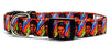 David Bowie dog collar handmade adjustable buckle collar 5/8" wide or leash Petcollarshandmade