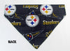 Steelers Dog Bandana Over the Collar dog bandana Dog collar bandana football Petcollarshandmade