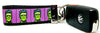 Frankenstein Key Fob Wristlet Keychain 1 1/4"wide Zipper pull Camera strap - Petcollarshandmades