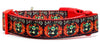 Day of the Dead dog collar handmade adjustable buckle collar 1" wide or leash - Petcollarshandmades