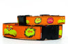 Lorax dog collar handmade adjustable buckle collar 5/8" wide or leash Petcollarshandmade