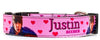 Justin Bieber dog collar Handmade adjustable buckle 1" wide or leash Rock N Roll Petcollarshandmade