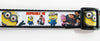 Minions dog collar handmade adjustable buckle collar 1" wide or leash fabric - Petcollarshandmades
