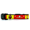 Curious George dog collar handmade adjustable buckle 5/8" wide or leash cartoon Petcollarshandmade