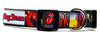 Rolling Stones dog collar Rock N Roll handmade adjustable buckle1"or 5/8"wide Petcollarshandmade