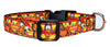 Garfield dog collar handmade adjustable buckle collar 5/8" wide or leash fabric Petcollarshandmade