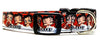 Betty Boop dog collar handmade adjustable buckle collar 5/8" wide or leash Petcollarshandmade