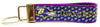 Baltimore Ravens Key Fob Wristlet Keychain 1"wide Zipper pull Camera strap - Petcollarshandmades