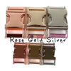 Metal Buckle add on dog collar upgrade adjustable buckle collars for 1" or 5/8" Petcollarshandmade