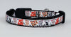 Kittens cat or small dog collar 1/2" wide adjustable handmade bell or leash Petcollarshandmade