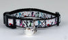 Kittens cat or small dog collar 1/2" wide adjustable handmade bell or leash Petcollarshandmade