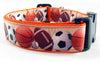 Sports dog collar handmade adjustable buckle collar 1"wide or leash Petcollarshandmade