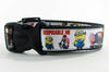 Minions dog collar handmade adjustable buckle collar 1" wide or leash fabric - Petcollarshandmades