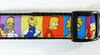 Simpsons dog collar handmade adjustable buckle collar 1" or 5/8" wide or leash - Petcollarshandmades
