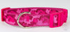 Pink Camo dog collar handmade adjustable buckle 1" or 5/8" wide or leash hunting Petcollarshandmade