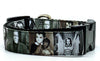 The Munsters dog collar handmade adjustable buckle 1" or 5/8" wide or leash TV Petcollarshandmade