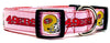 SF 49ERS girl dog collar handmade adjustable buckle 1" or 5/8" wide or leash Petcollarshandmade