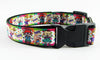 Rugrats dog collar handmade adjustable buckle collar 1" or 5/8" wide or leash Petcollarshandmade