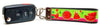 Watermelon Key Fob Wristlet Keychain 1"wide Zipper pull Camera strap handmade - Petcollarshandmades