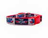 Top Gun Goose dog collar handmade adjustable buckle 5/8" wide or leash Movie Petcollarshandmade