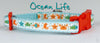 Ocean Life cat or small dog collar 1/2" wide adjustable handmade bell leash - Petcollarshandmades