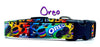 Oreo dog collar handmade adjustable buckle collar 1" or 5/8" wide or leash Petcollarshandmade