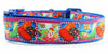 Candy Crush dog collar handmade adjustable buckle collar 1" wide or leash $6 - Petcollarshandmades