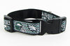 Eagles dog collar handmade adjustable buckle collar football 1" wide or leash Petcollarshandmade