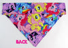 My Little Pony Dog Bandana Over the Collar dog bandana Dog collar bandana Petcollarshandmade
