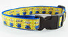 Minions dog collar Handmade adjustable buckle collar 1" wide or leash $6 collar - Petcollarshandmades