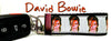 David Bowie Key Fob Wristlet Keychain 1"wide Zipper pull Camera strap - Petcollarshandmades