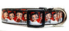 Betty Boop dog collar handmade adjustable buckle collar 1" or 5/8"wide or leash - Petcollarshandmades