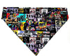 The Beatles Dog Bandana Over the Collar dog bandana Dog collar bandana Rock Petcollarshandmade